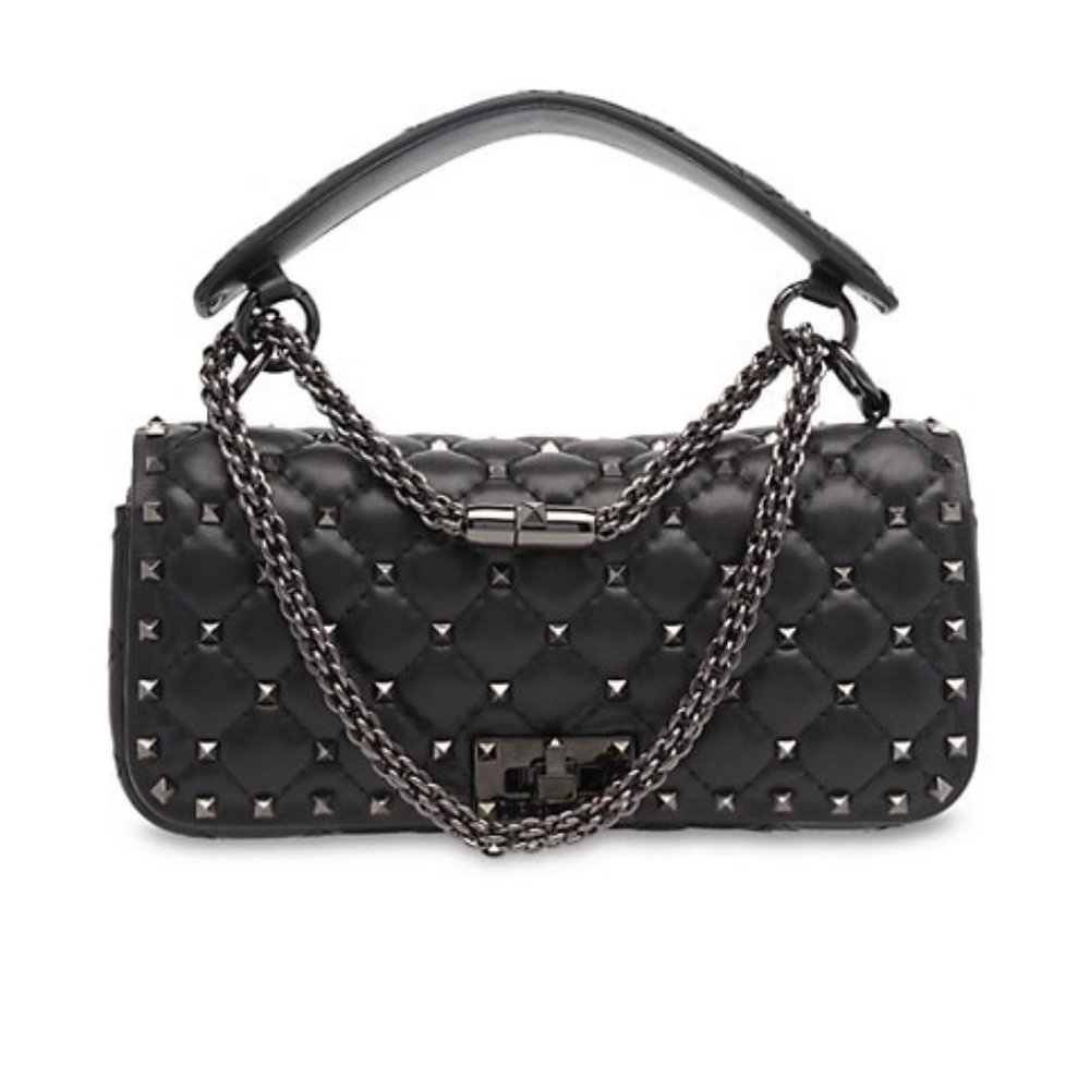 Valentino GaravaniRockstud Spike Quilted Leather Shoulder Bag3.9 out of 5 Custom
